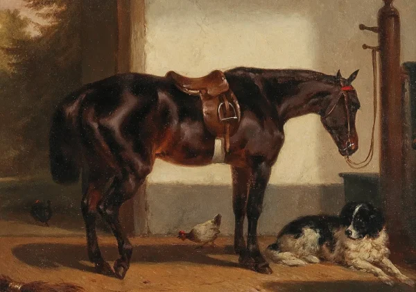 Vintage Horse and Dog Animal Friendship Country Poster Print Wall Art Pictures Canvas Painting Living Room Bedroom Home Decor - Image 7