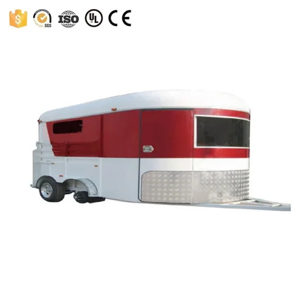 2023 ADR Standard Luxury Horse Gooseneck Trailer with Living Quarters for 4 Horses Customized Horse Cart - Image 5