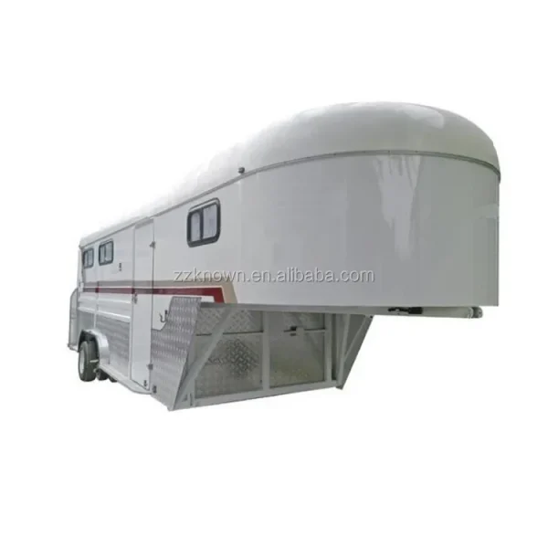 2023 OEM Slant Load Horse Trailer Extended with Kitchen Travel Trailer Horse Float Cart with Living Area - Image 2
