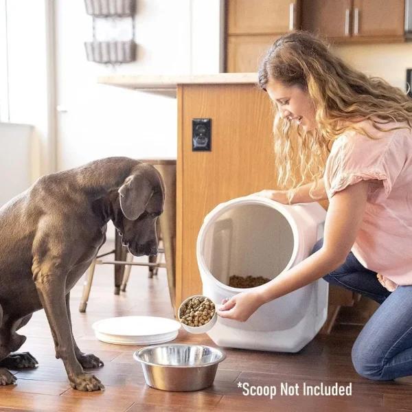 Vittles Vault Stackable Dog Food Storage Container With Airtight Lid - For up to 40 Pounds of Dry Pet Food - Image 6