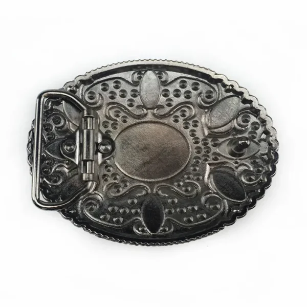 Turquoise fashion belt buckle Delicate retro casual belt buckle - Image 4