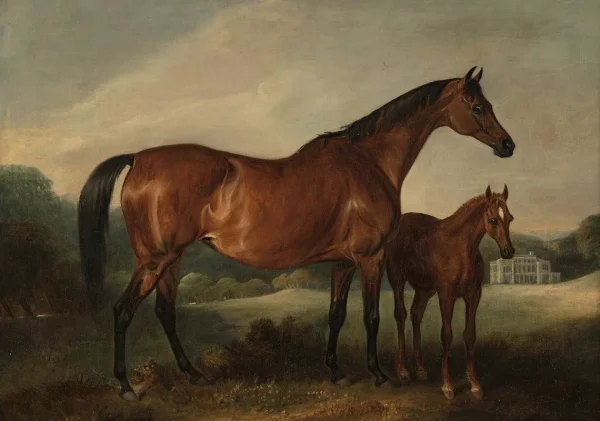Vintage Horse and Dog Animal Friendship Country Poster Print Wall Art Pictures Canvas Painting Living Room Bedroom Home Decor - Image 11