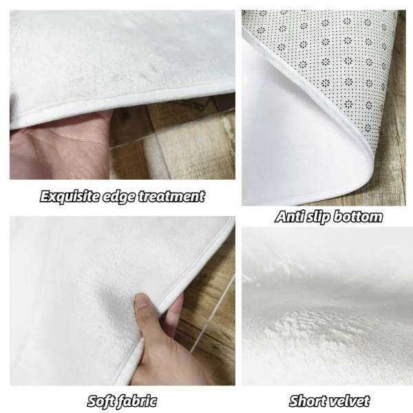 European Large Area Rugs for Living Room Luxury Decoration Soft Fluffy Sofa Area Floor Mat Non-slip Bedroom Cloakroom Carpet 러그 - Image 5
