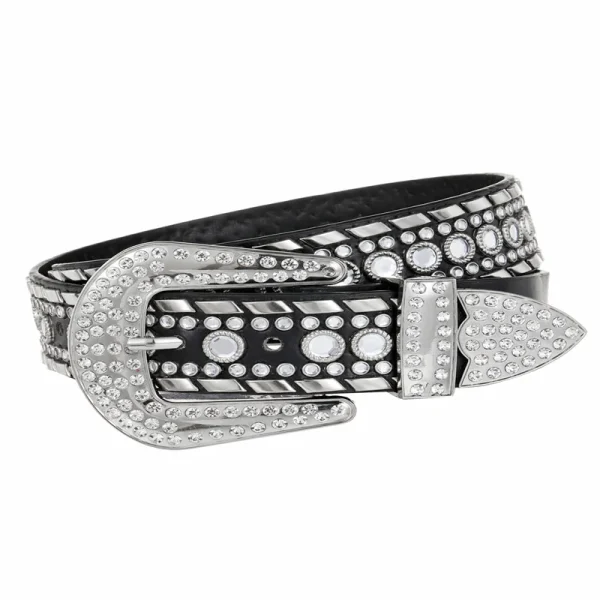 1Pc Men'S And Women'S Hip Hop Style Belt Rhinestone Drill Belt - Image 7