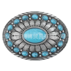 Women's Aristocratic Palace Belt Buckle Embossing Process