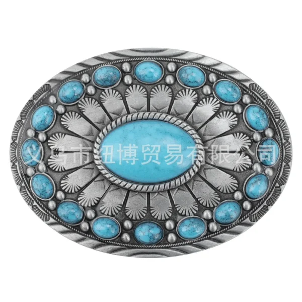 Women's Aristocratic Palace Belt Buckle Embossing Process