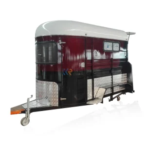 2023 European Standard 2 Horse Loading Trailer Economic Horses FoatingTowing Cart with Living Quarter