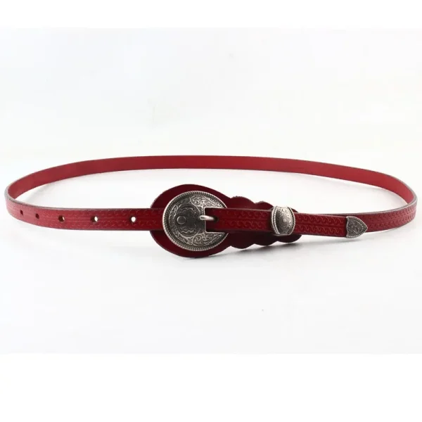 Vintage Metal Buckle Head Waist Ring Belt Womens Medeival Warrior Viking Costume Accesory Thin Girdle Curved Steampunk For Lady - Image 8