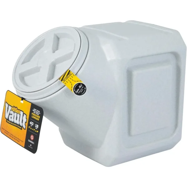Vittles Vault Stackable Dog Food Storage Container With Airtight Lid - For up to 40 Pounds of Dry Pet Food - Image 2