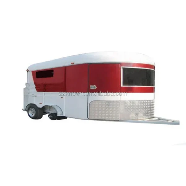 2023 OEM Slant Load Horse Trailer Extended with Kitchen Travel Trailer Horse Float Cart with Living Area - Image 3