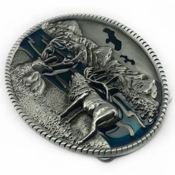 Conserve Wildlife Animal Deers Belt Buckles for Men Oval Fashion Western Cowbos Cowgirls Hebilla Cinturon Hombre Dropshipping - Image 5