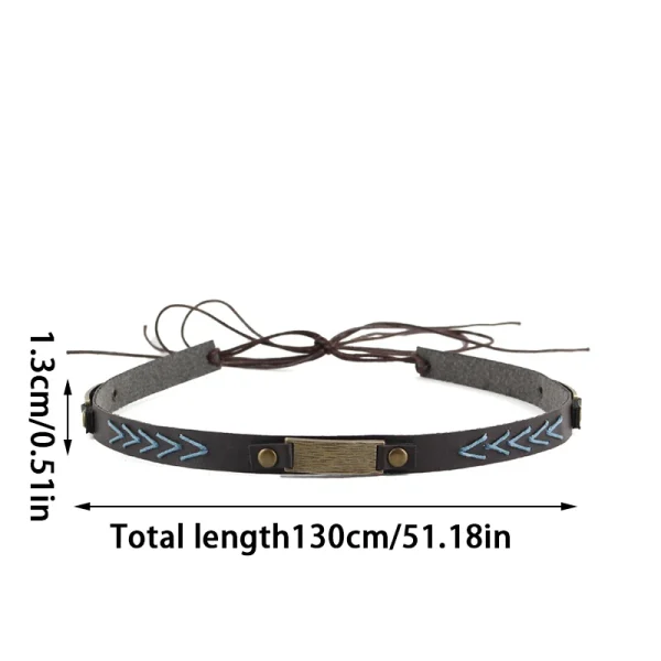 Hat Accessories Cowboy Hat Band For Women Men Fedora Belt Accessories Panama Band Straw Hat Belt Buckles Outdoor Decoration - Image 22