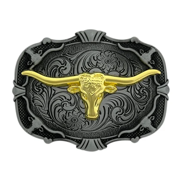 Rodeo Bull Head Belt Buckles for Men Western Cowboys Brand Designer Hebilla Cinturon Hombre Male Waistband Button Dropshipping - Image 7
