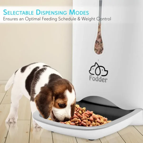Smart Automatic Pet Feeder Programmable Digital Dispenser with Voice Message Playback Adjustable Food Amount & Frequency LCD - Image 5