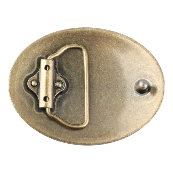 Western Cowboy Style Belt Buckle  Riding A Horse for Hunting - Image 3