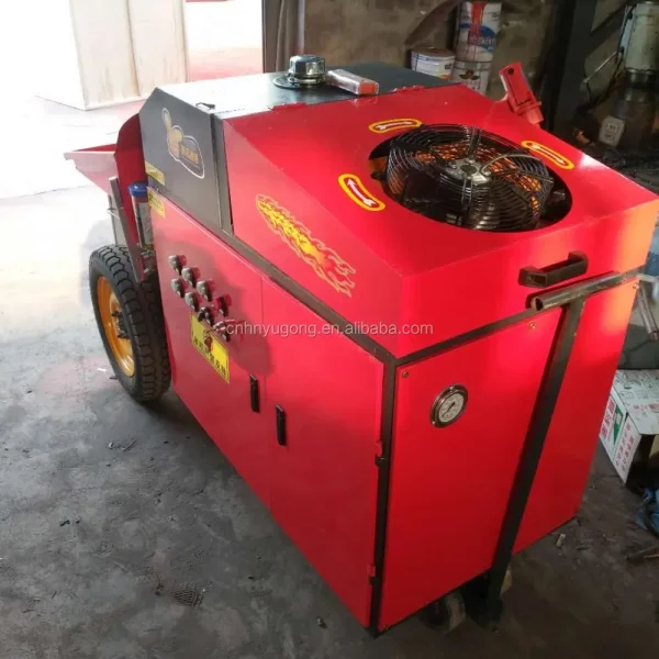 YG Concrete Mixer With Pump Electric Grount Pumps Skid Steer Portable Concrete Mixer Pump Trailer Small Diesel Cement Mixer - Image 6