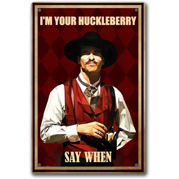 Wild West Cowboys Metal Tin Sign Wall Poster Plaque Vintage Iron Painting Decoration for Man Cave Home Cafe Game Room Club Bar - Image 9