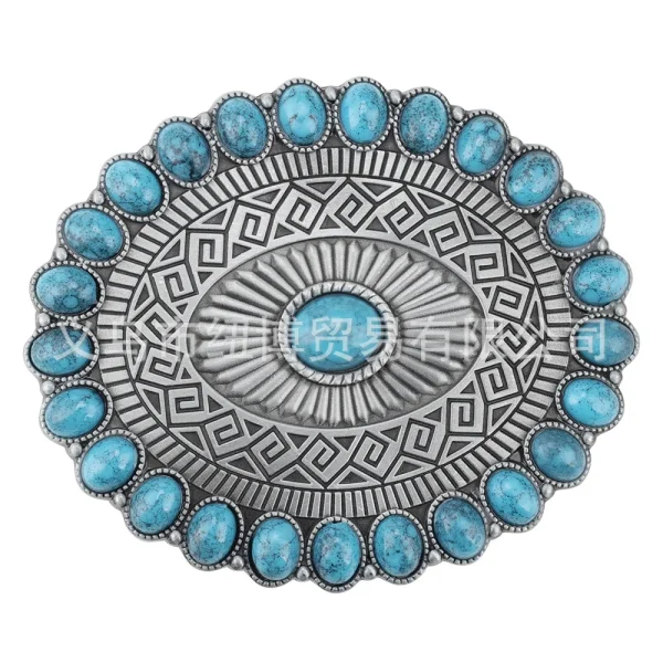 Women's Aristocratic Palace Belt Buckle Embossing Process - Image 7