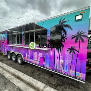 Customized Commercial Food Trucks Concession Food Trailers Street Mobile Food Trucks Fast Food Trailers For Sale USA Europe