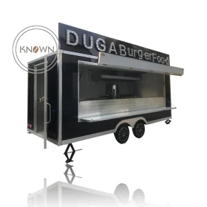 2023 Food & Beverage Factory Food Trucks Venta En Usa Cart Mobile Street Vendor Trailer Horse Box