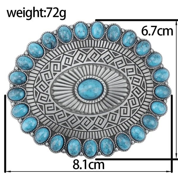 Women's Alloy Belt Buckle Decorative Clothing Accessories Fashion - Image 3