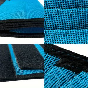 4pcs/Set Premium Ventilated Mesh Horse Fly Boots - Protective 18.5" Leg Guards Against Insects & Stomping - Breathable, Adjustable, Secure Closures, Durable Equestrian Gear for Comfortable Riding Experience