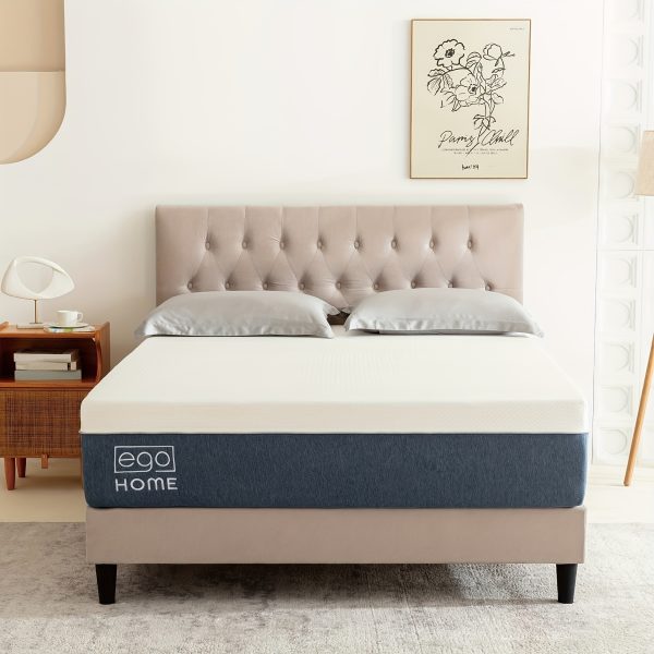 14 Inch Charcoal Memory Foam ECO HEALTH Mattress, Medium Firm, CertiPUR-US Certified, Cooling Gel Infused, Made in USA, Bed in a Box - Image 2