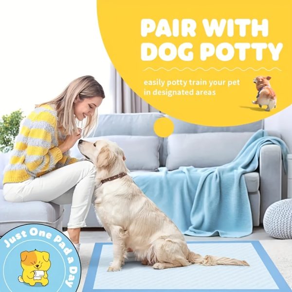 100/50pcs 34" X 28"/22" X 22" Extra Large Super Absorbent Dog Pee Pads - Leak-Proof, Odor-Control, Disposable Pet Piddle Pads For Easy Potty Training And Accidents - Perfect For Dogs, Puppies, Cats, Different Pet Urine Pads, Pet Supplie - Image 4