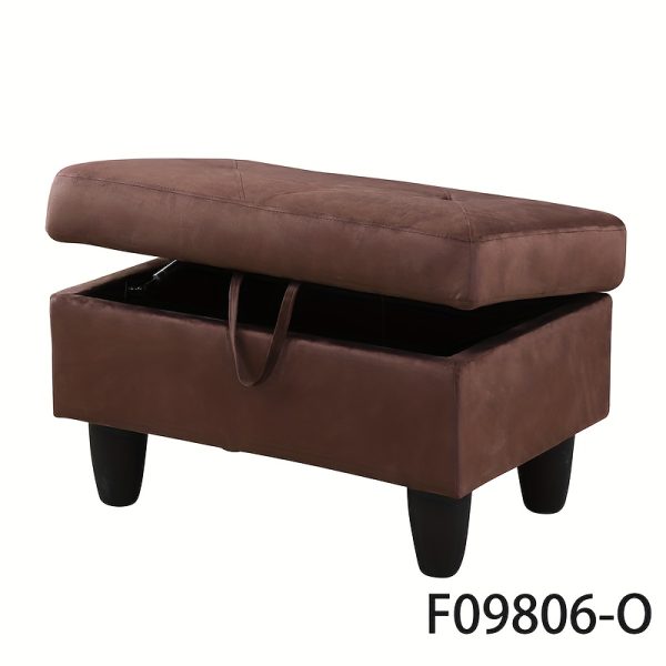 3pcs Vintage Style Brown Microfiber Sofa Set, Armless Pillow-Back Living Room Couches, Hardwood & Metal Frame, Foam & Polyurethane Foam Seating, with No Electricity or Battery Needed for Living Room - Image 7