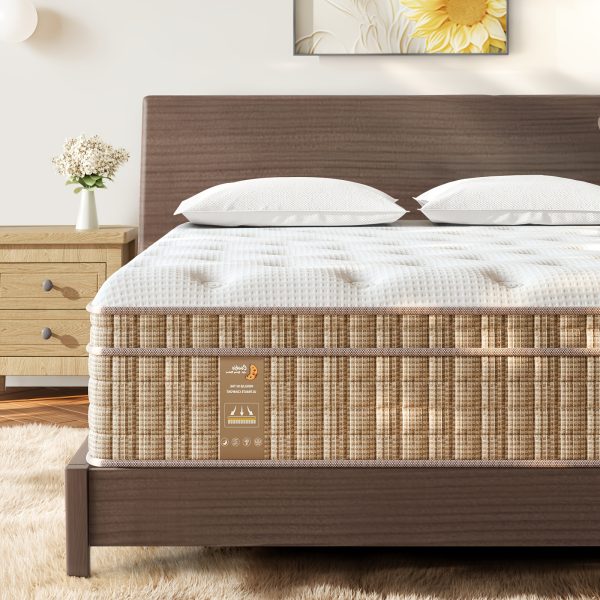12/14 Inch Hybrid Gel Memory Foam Queen King Full Size Mattress In A Box, Premium High Quality, Assembled In USA, Motion Isolation, Breathable Design, Pocket Spring - Image 7