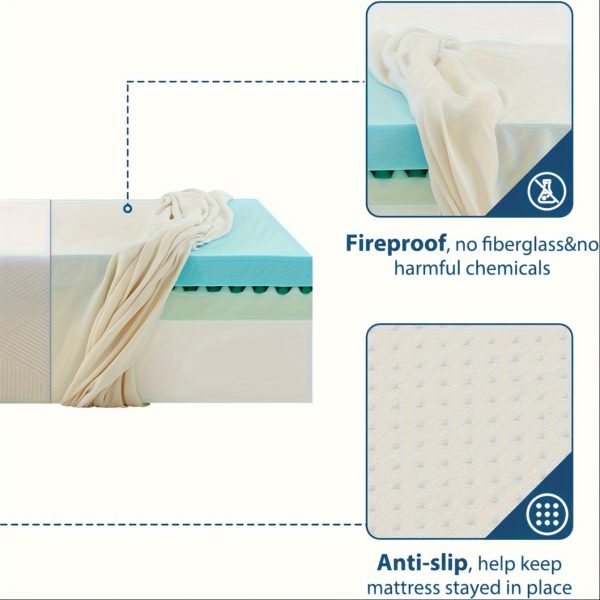 12 Inch Premium Gel Memory Foam Mattress, Medium Firm, Breathable, Designed For Support And Comfort, Fiberglass Free, 10 Inch Bed In A Box - Image 2
