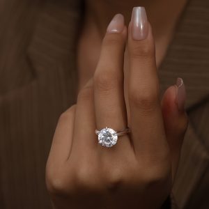 1pc 5CT/10CT Moissanite Eternity Ring 925 Sterling Silvery Symbol Of Eternal Love for Women Wife Girlfriend Daughter Mother's Day Anniversary Wedding Birthday Gift
