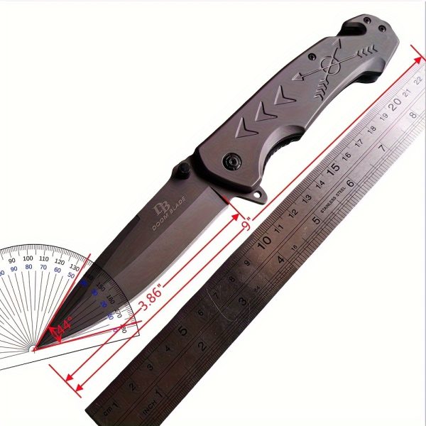 Versatile Outdoor Folding Pocket Knife with 8Cr15 Steel Blade - Ideal for EDC, Camping, and Survival - Image 8