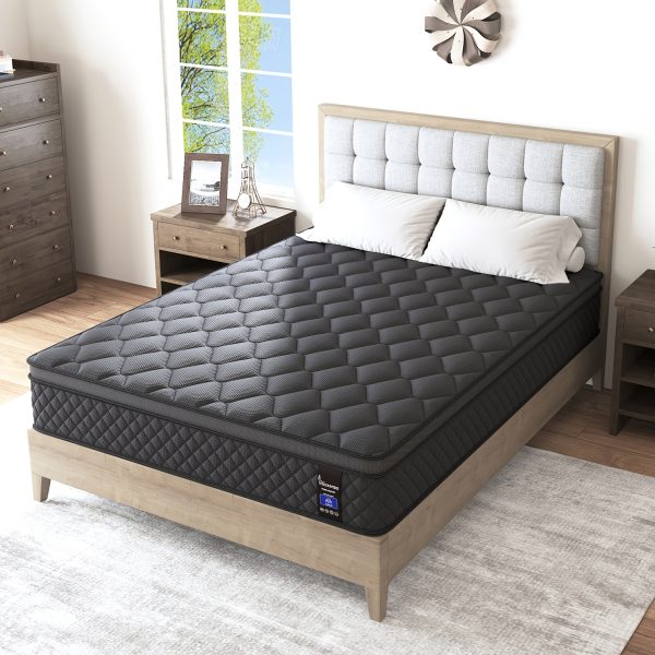 Viscountess Luxury Gel Memory Foam Mattress - Cooling, Motion Isolating, Medium Firm Support - 12" 14" Twin, Full, Queen, King Size, Pocket Spring Mattress in a Box for Ultimate Sleep Comfort - Image 7