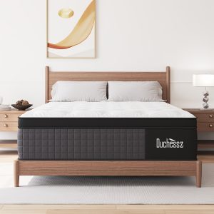 12" & 14" Duchess Twin, Full, Queen, King Size Hybrid Mattress in a Box: Pocket Spring, Gel Memory Foam, Medium Firm, Motion Isolation