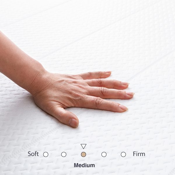 14 Inch Charcoal Memory Foam ECO HEALTH Mattress, Medium Firm, CertiPUR-US Certified, Cooling Gel Infused, Made in USA, Bed in a Box - Image 5