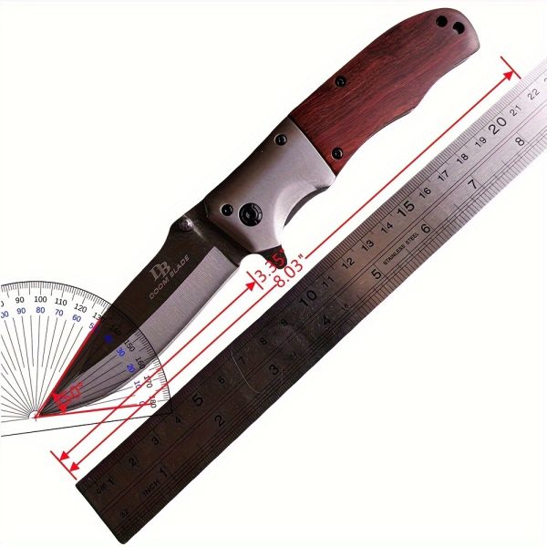 Versatile Outdoor Folding Pocket Knife with 8Cr15 Steel Blade - Ideal for EDC, Camping, and Survival - Image 10
