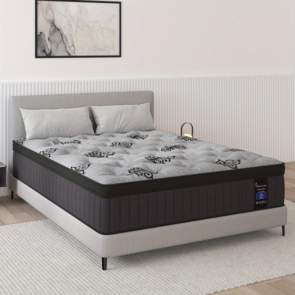 Viscountess 12" 14" Gel Memory Foam Hybrid Pocket Spring Mattress Twin Full Queen King Mattress In A Box Medium Firm - Image 5