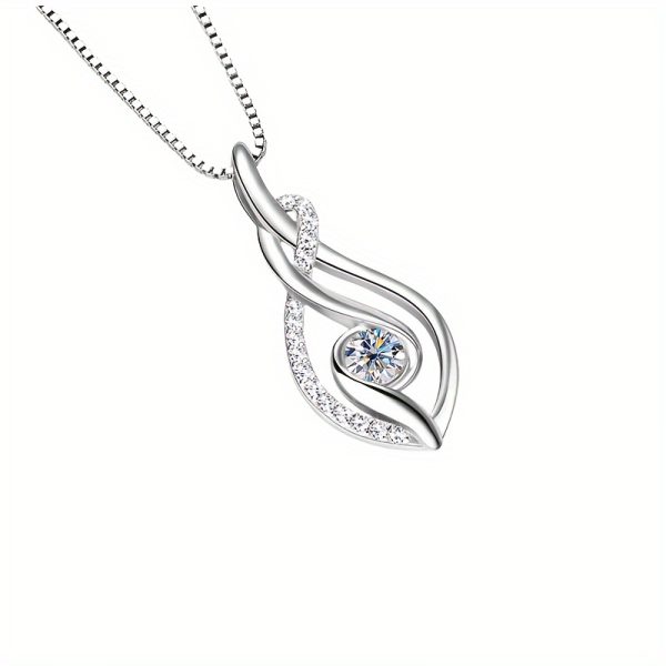 Elegant 18K Gold-Plated 925 Silver Moissanite Pendant Necklace - Perfect for Engagements, Anniversaries & Everyday Glamour, Moissanite, 0.25 Carat, Christmas Gift - Image 8