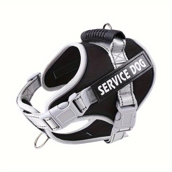 For Small Medium And Large Dogs - Adjustable Reflective Dog Harness Pet Breathable Vest Chest Strap For Outdoor Walking - Image 6