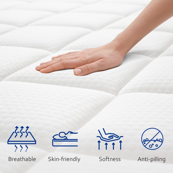 14 Inch Cooling Gel Memory Foam Mattress In A Box, Individual Pocket Spring, Motion Isolation, Medium Firm, CertiPUR-US And Oeko-Tex Certified - Image 5