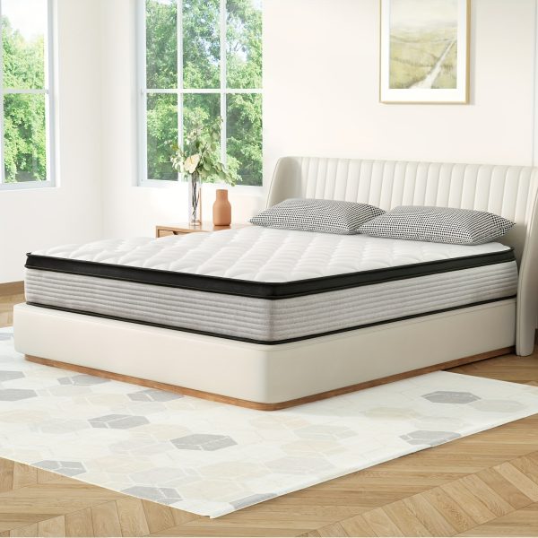 12-Inch Luxurious Plush Gel Memory Foam Hybrid Mattress - Unparalleled Pressure Relief, Customized Support, and Ultimate Comfort Experience - Medium Firm, Breathable, Cooling, and Hypoallergenic for a Restful Night's Sleep - Image 4