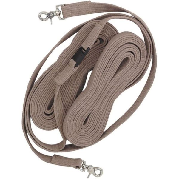 Brown Mesh Long Thread | Very Suitable for Young People And Horses | Used for Beneficial Ground Training | Can Be Used for Saddles Or Harnesses | Heavy Duty Mesh - Image 2