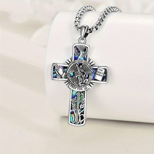 YFN St. Michael Necklace S925 Sterling Silver High-end Jewelry Gift For Men And Women - Image 4