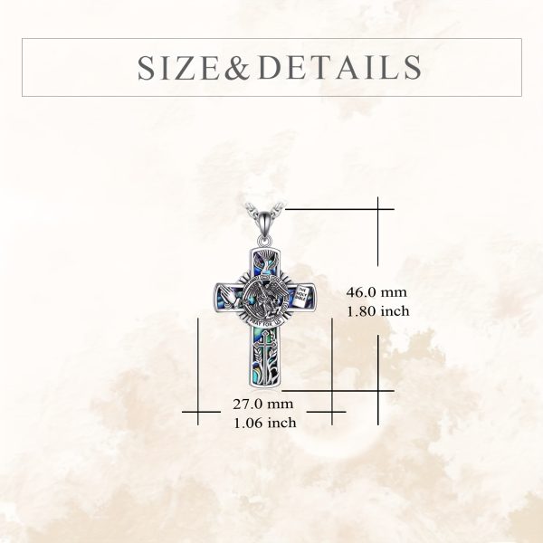 YFN St. Michael Necklace S925 Sterling Silver High-end Jewelry Gift For Men And Women - Image 5