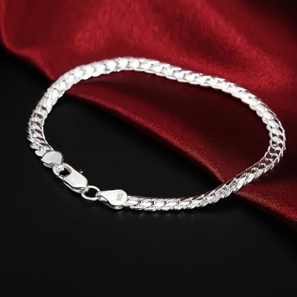 Elegant 925 Sterling Silver Bracelet - The Perfect Gift for Weddings, Engagements And Special Occasions - Image 4