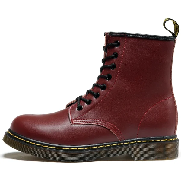 Women‘s Genuine Leather Boots Men Shoes Casual Shoes Classics Ankle Boots High Slip on Office Ventilate Versatile Motorcycle - Image 9