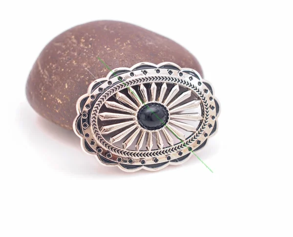 10pcs Big Southeast Indian Ethnic Flower Turquoise Concho For Horse saddles Handbag Leathercraft Belt Hardware Conchos Screwback - Image 9
