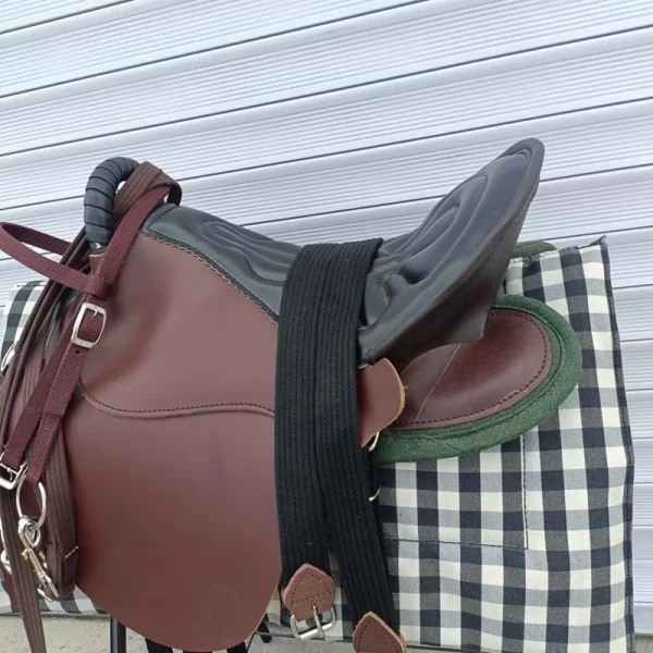Saddle 、Horse Equipment Pure Cowhide Saddle Full Set Tourist Saddle Sports