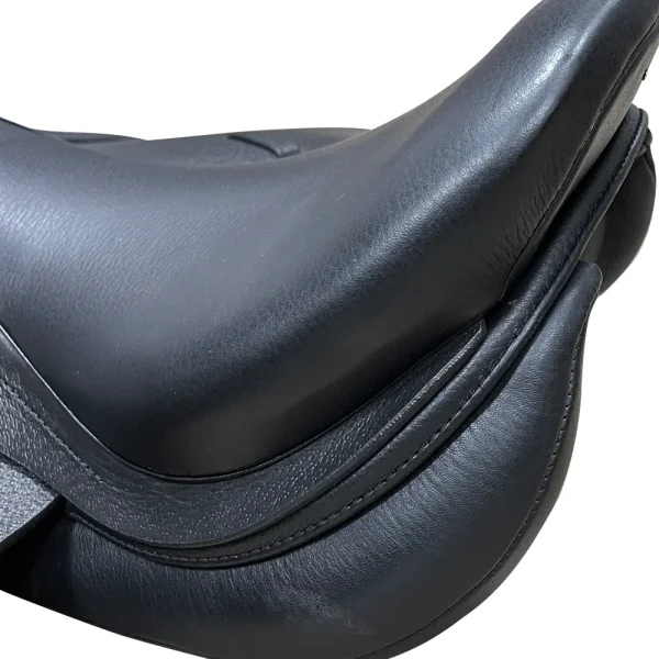 High Quality Removable Black Leather Rocking English Saddle for Horse Racing Dressage Saddle Seat Show Jumping and Polo - Image 4